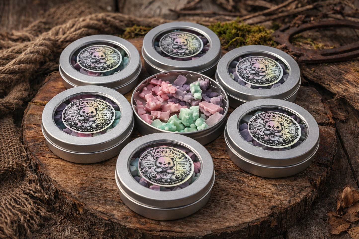 Solid hand mini bear