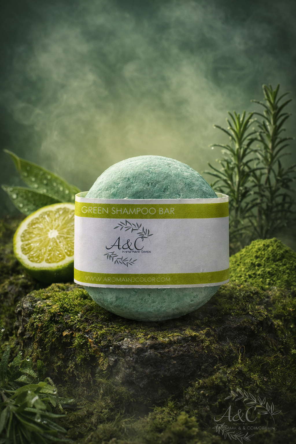 Green Shampoo Bar (Rosemary)