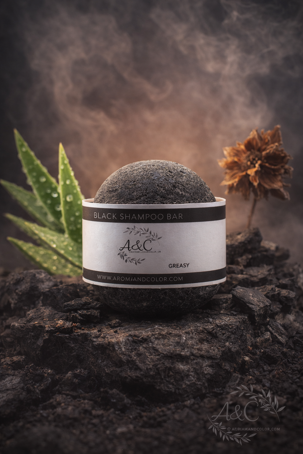 Black Shampoo Bar (For Oily Hair)